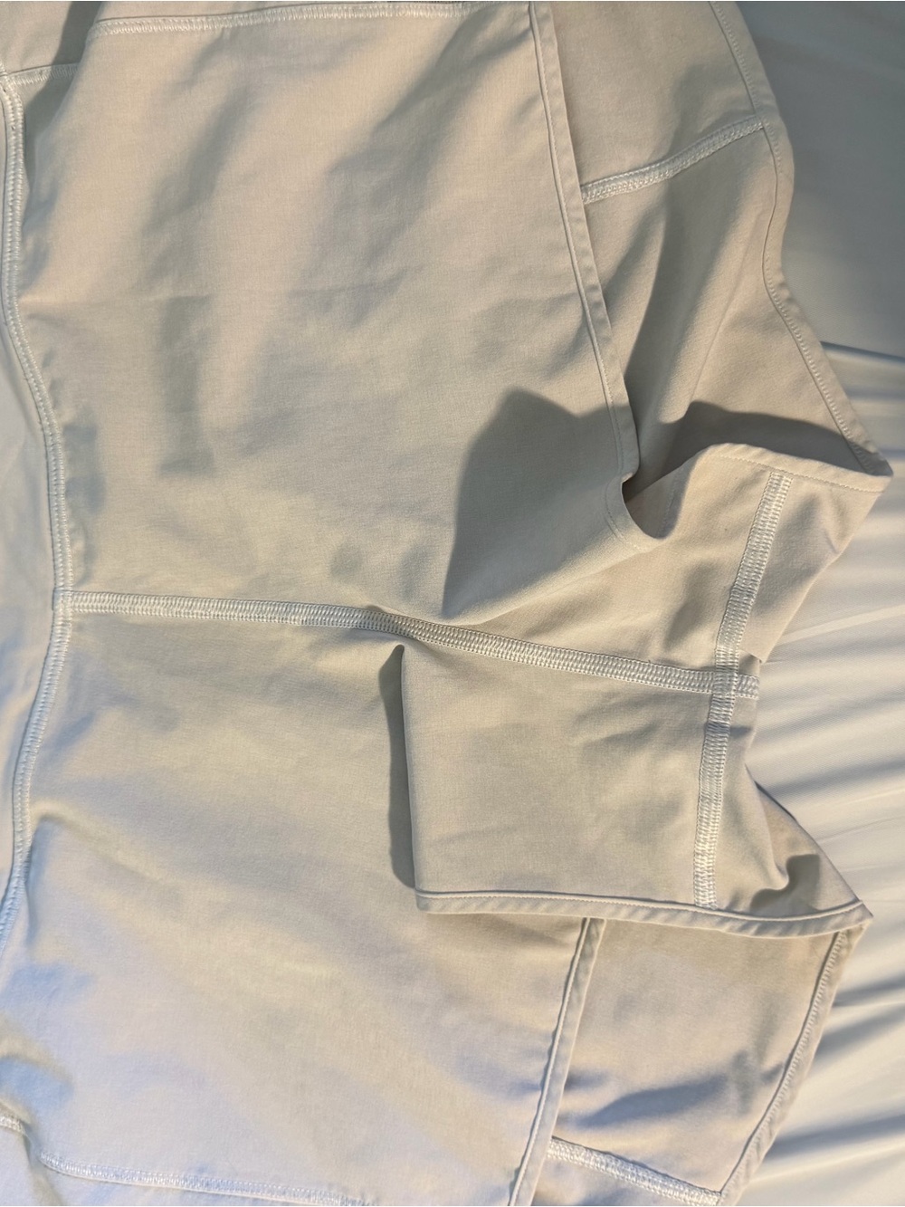 lululemon athletica light beige/cream women’s shorts